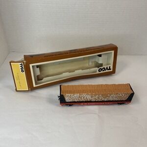 Tyco HO Scale #334A Pulpwood Car 50 Ft #4365 The Southern Railroad Red with Box